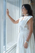 White Skirt/Top Women Dress , Close Side view
